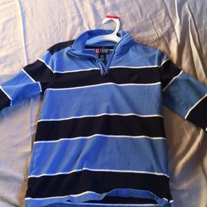 Black,Blue,& White shirt